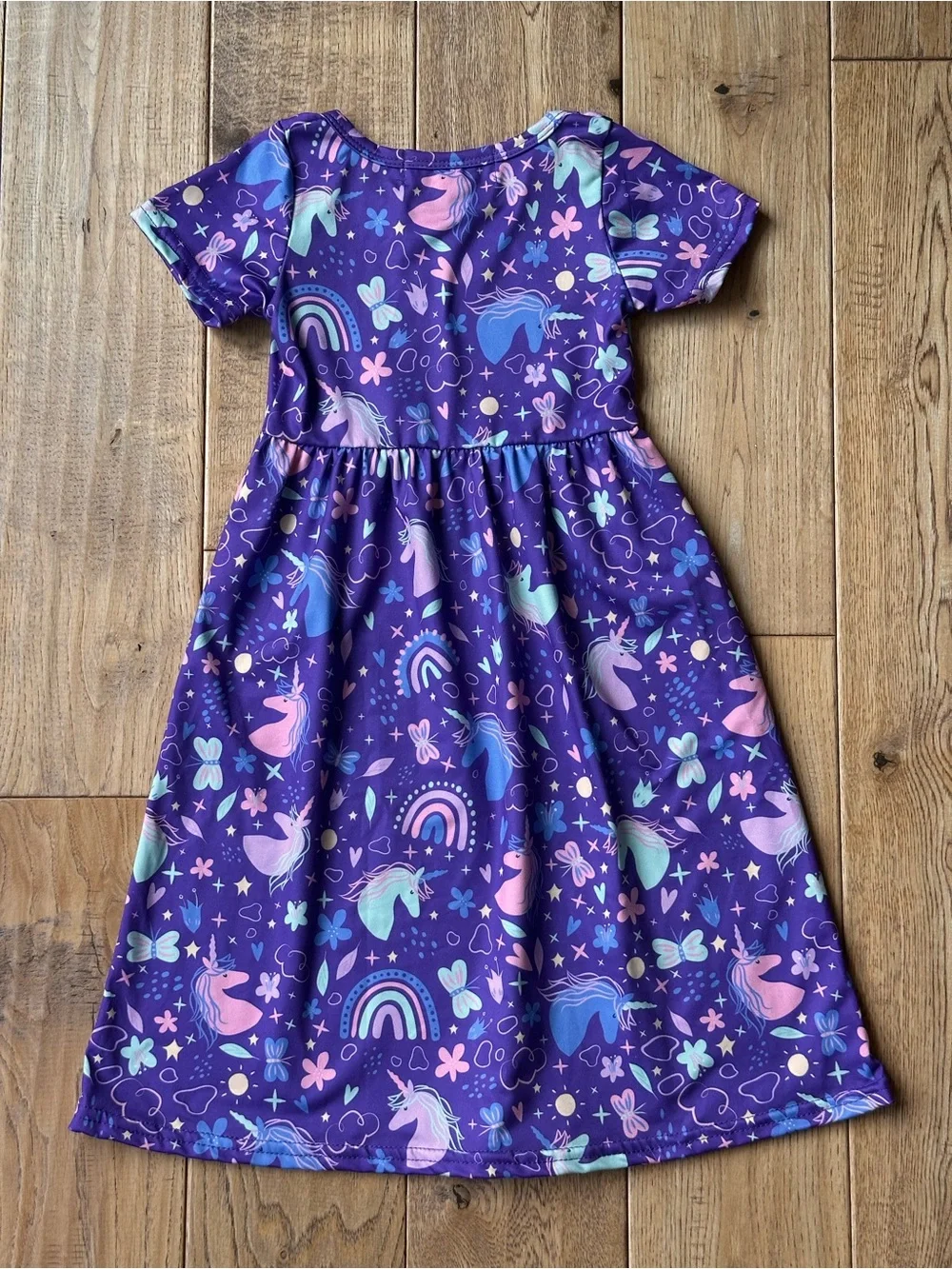 NEW Wellie Kate Unicorn Full Length Maxi Dress size 12-18 Months